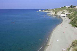 La spiaggia di Cava dell'isola